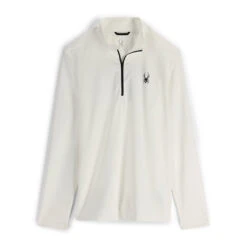 Spyder Mens Prospect Half Zip - White