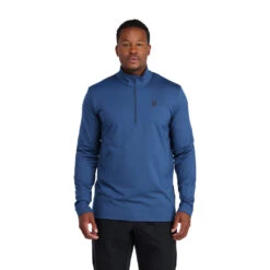 Spyder Mens Prospect Half Zip - Abyss -Spyder 191266 416 1 pgfuo1