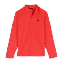Spyder Mens Prospect Half Zip - Volcano