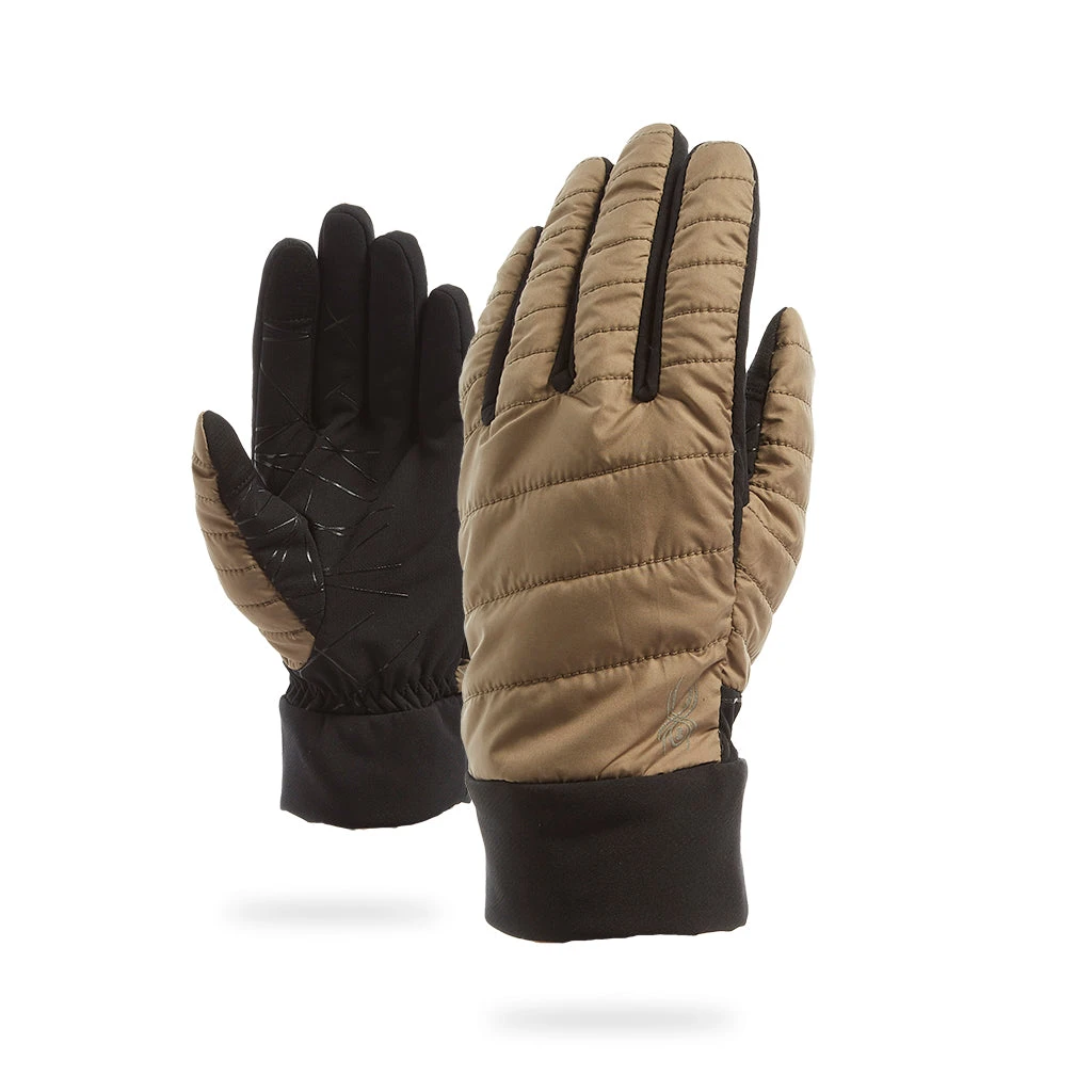 Spyder Womens Glissade Hybrid Glove - Cashmere 1 Spyder Womens Glissade Hybrid Glove - Cashmere