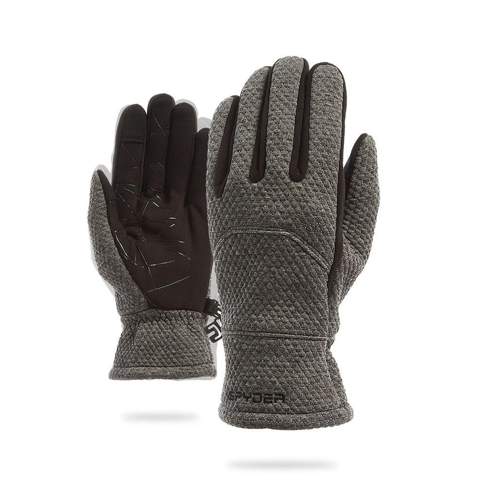 Spyder Womens Encore Glove - Ebony Ebony 1 Spyder Womens Encore Glove - Ebony Ebony