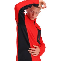 Spyder Mens Bandit Half Zip - Volcano -Spyder 205028 620 5 yxhfmy