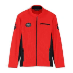 Spyder Mens Bandit Wengen Full Zip - Volcano