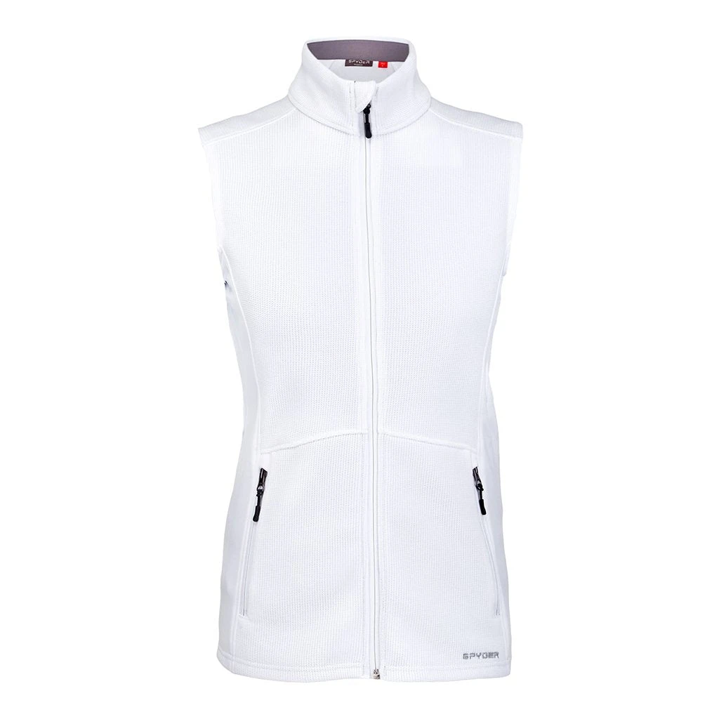 Spyder Womens Bandita Vest - White (2021) 1 Spyder Womens Bandita Vest - White (2021)