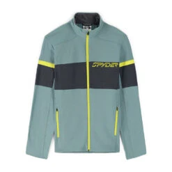Spyder Mens Speed Full Zip - Tundra Citron