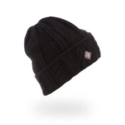 Spyder Womens Cable Knit - Black