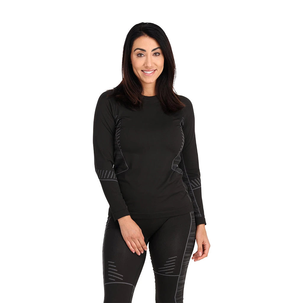 Spyder Womens Momentum Top - Black 2 Spyder Womens Momentum Top - Black - Image 2