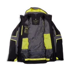 Spyder Mens Titan - Black Citron -Spyder 221028 358 10 liu2to