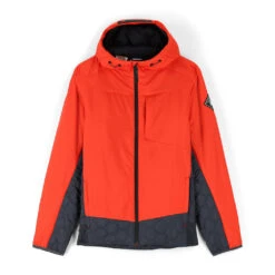 Spyder Mens Leader Graphene Hooded - Volcano