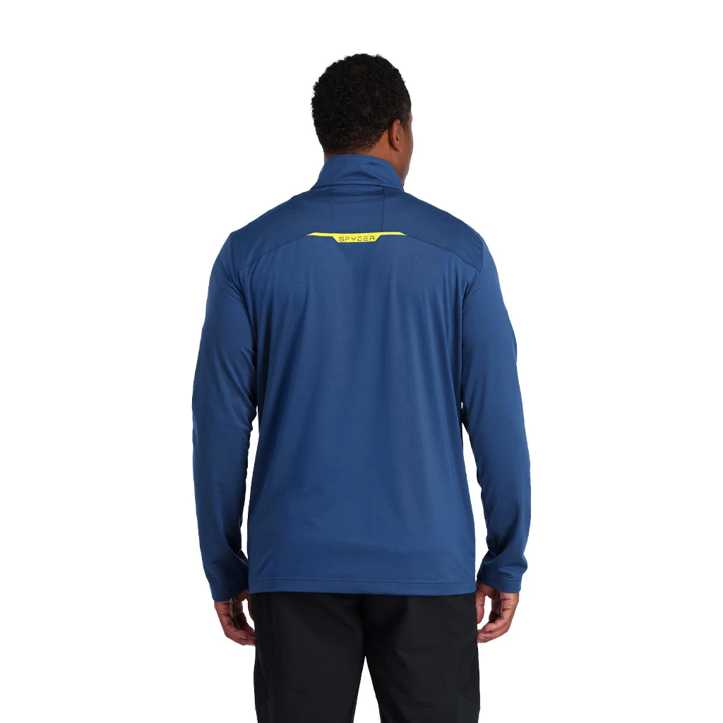 Spyder Mens Leader Graphene Half Zip - Abyss Citron 3 Spyder Mens Leader Graphene Half Zip - Abyss Citron - Image 3