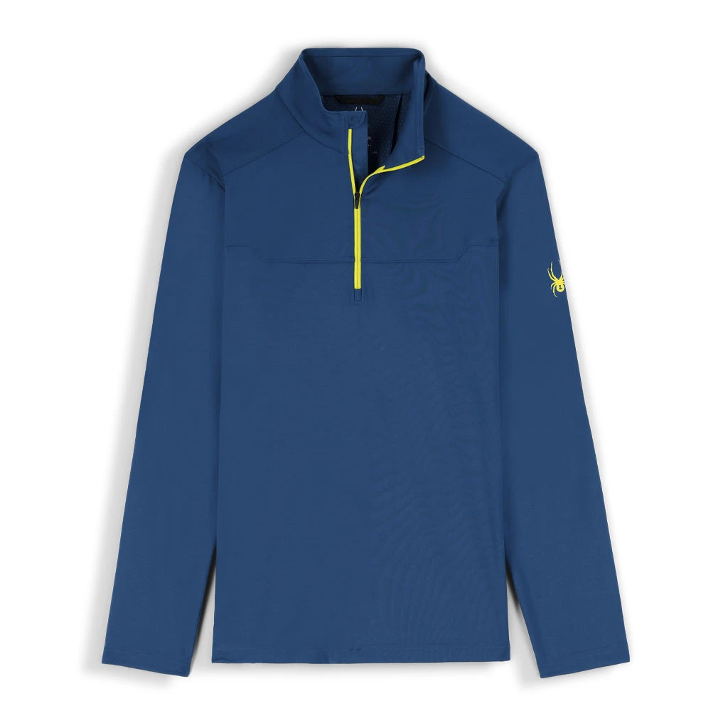Spyder Mens Leader Graphene Half Zip - Abyss Citron 2 Spyder Mens Leader Graphene Half Zip - Abyss Citron - Image 2