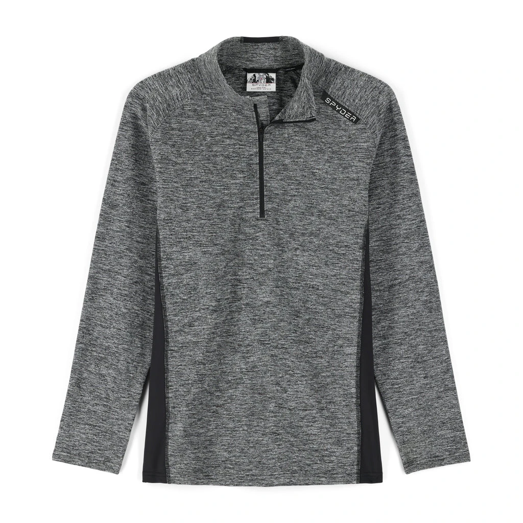 Spyder Mens Accord Half Zip - Ebony 1 Spyder Mens Accord Half Zip - Ebony