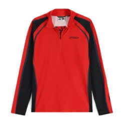 Spyder Mens Throwback Half Zip - Volcano