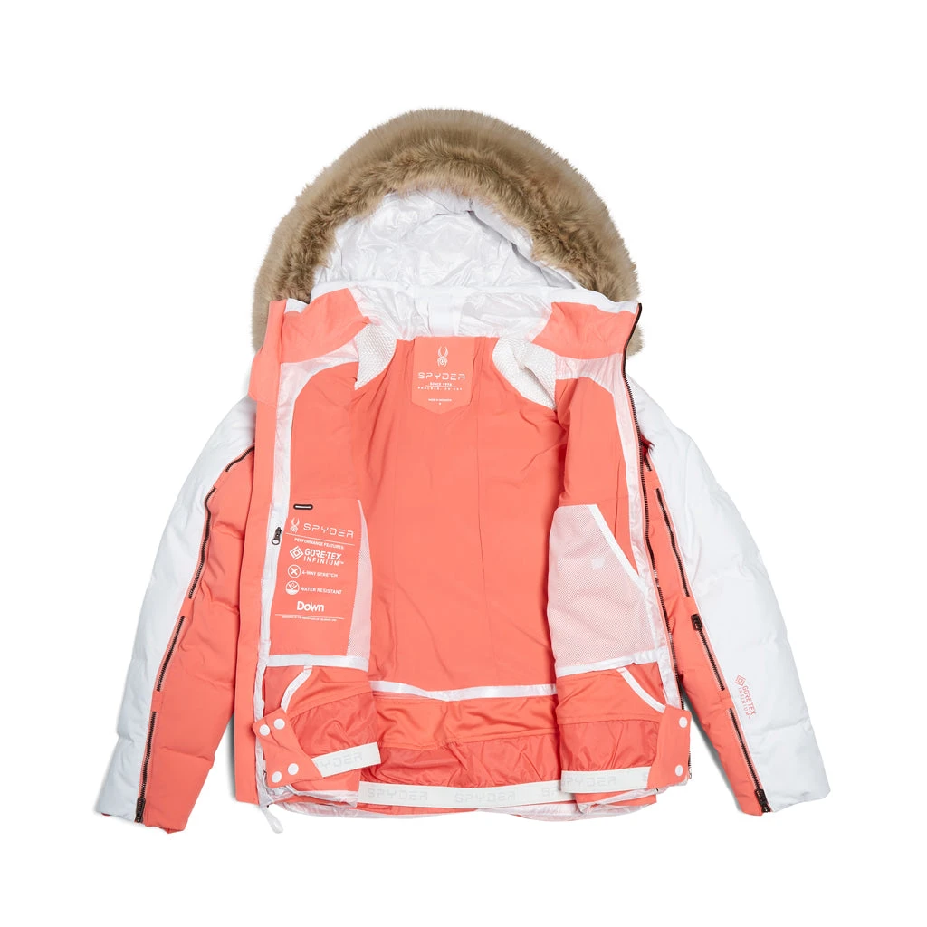 Spyder Womens Falline Faux Fur - Tropic 5 Spyder Womens Falline Faux Fur - Tropic - Image 5