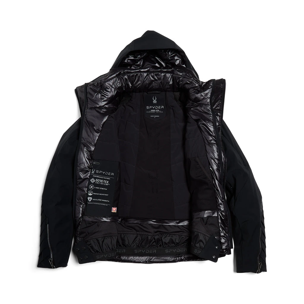 Spyder Womens Pinnacle No Faux Fur - Black 5 Spyder Womens Pinnacle No Faux Fur - Black - Image 5