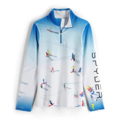Spyder Womens Birds Eye Half Zip - Collegiate