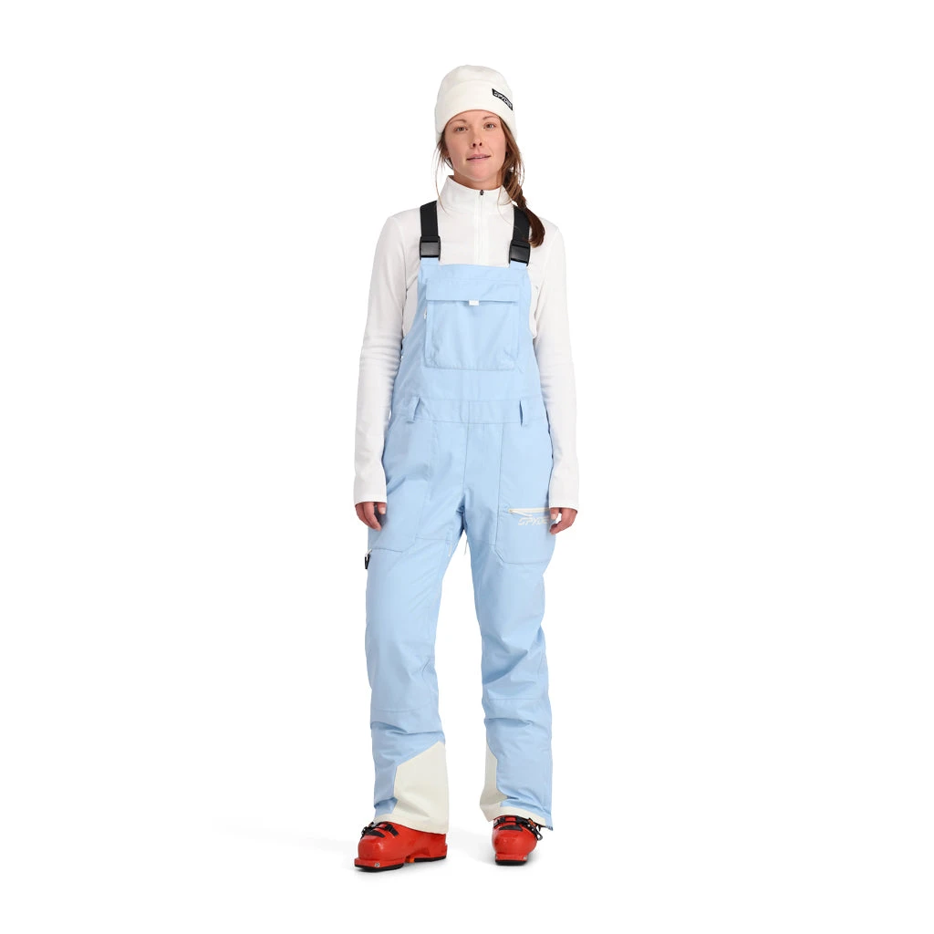 Spyder Womens Terrain Bib - Powder Blue High Voltage 3 Spyder Womens Terrain Bib - Powder Blue High Voltage - Image 3