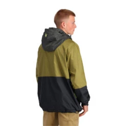Spyder Mens Belford Windbreaker - Dark Olive Green Black -Spyder 228822 305 2 tngmsk